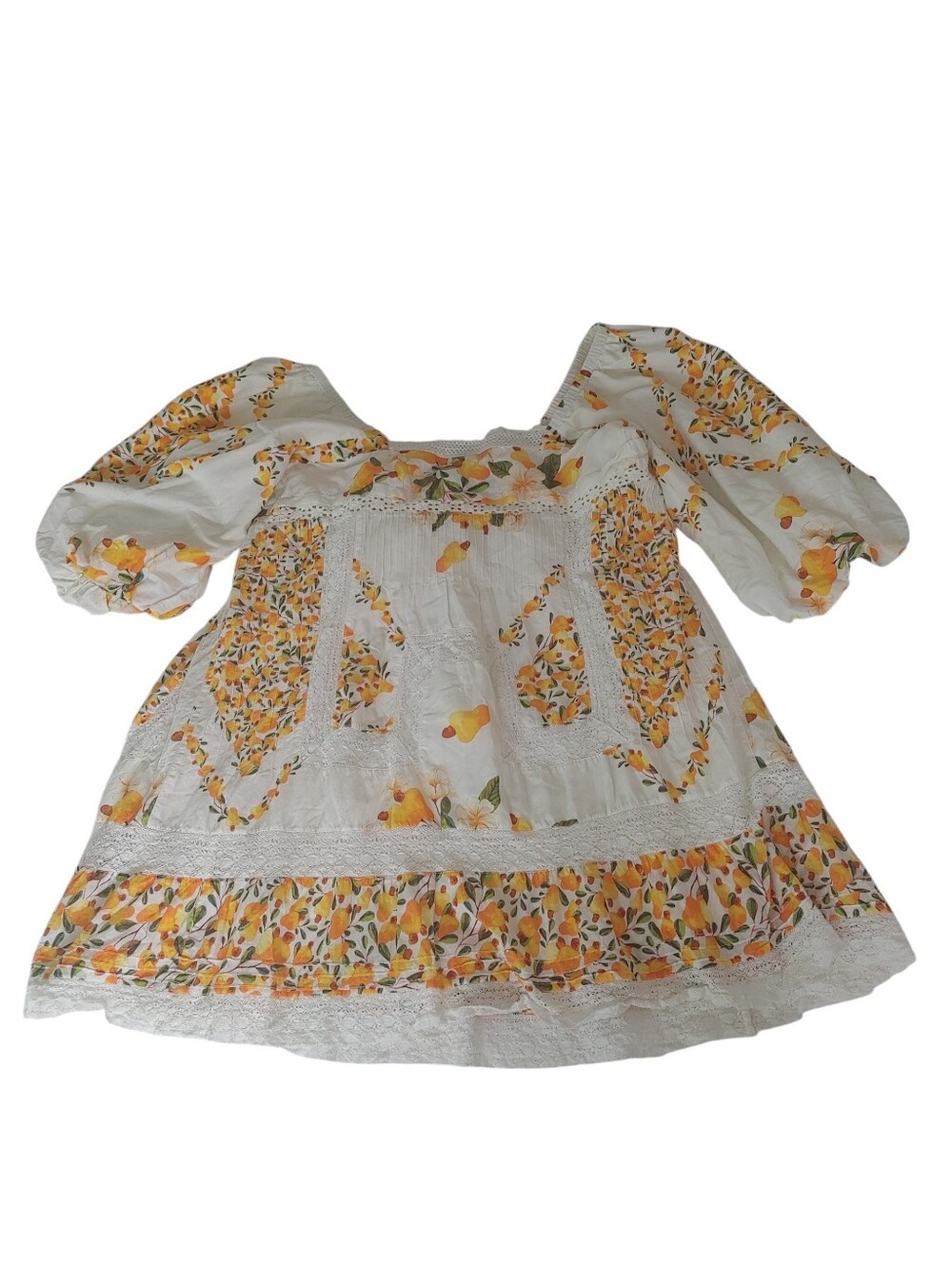 Farm Rio Off White Cashew Mini Dress - Picture 6 of 8